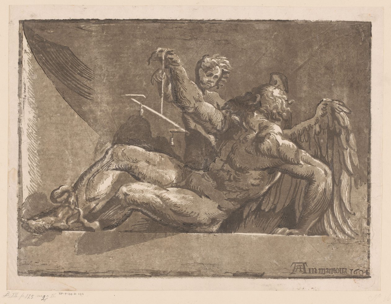 Saturnus door Niccolò Vicentino (attributed to)