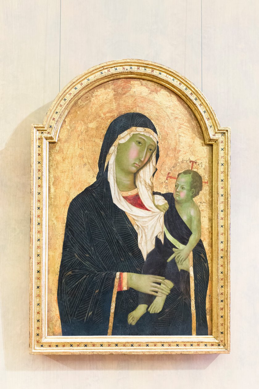 Madonna en kind door Niccolò di Segna