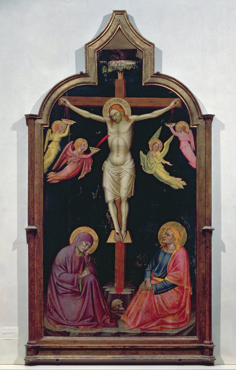 Kruisiging door Niccolò Pietro di Gerini