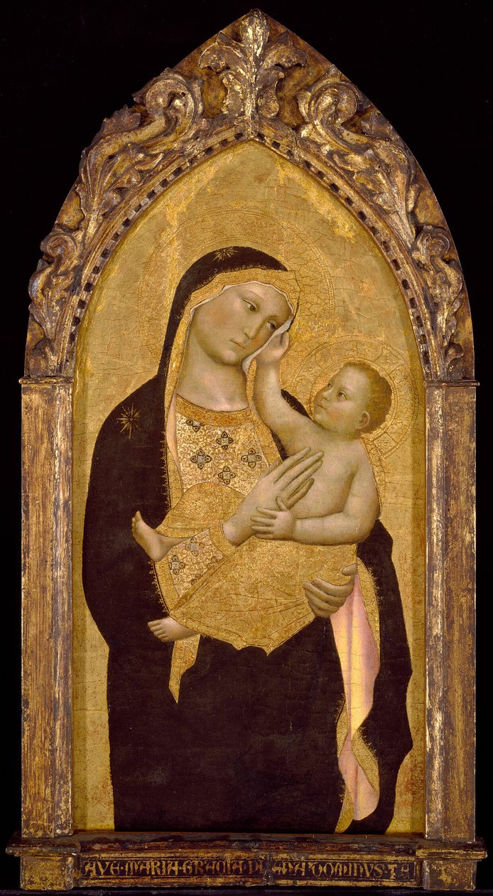 Maagd en kind door Niccolo di Pietro Gerini
