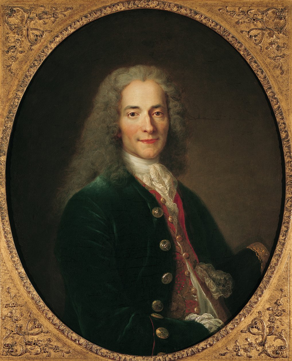 Portret van Voltaire (1694-1778) na 1718 door Nicolas de Largillière