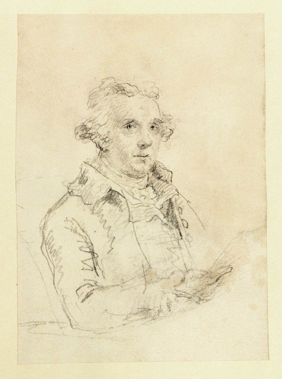 Zelfportret, c.1790 door Nicholas Pocock