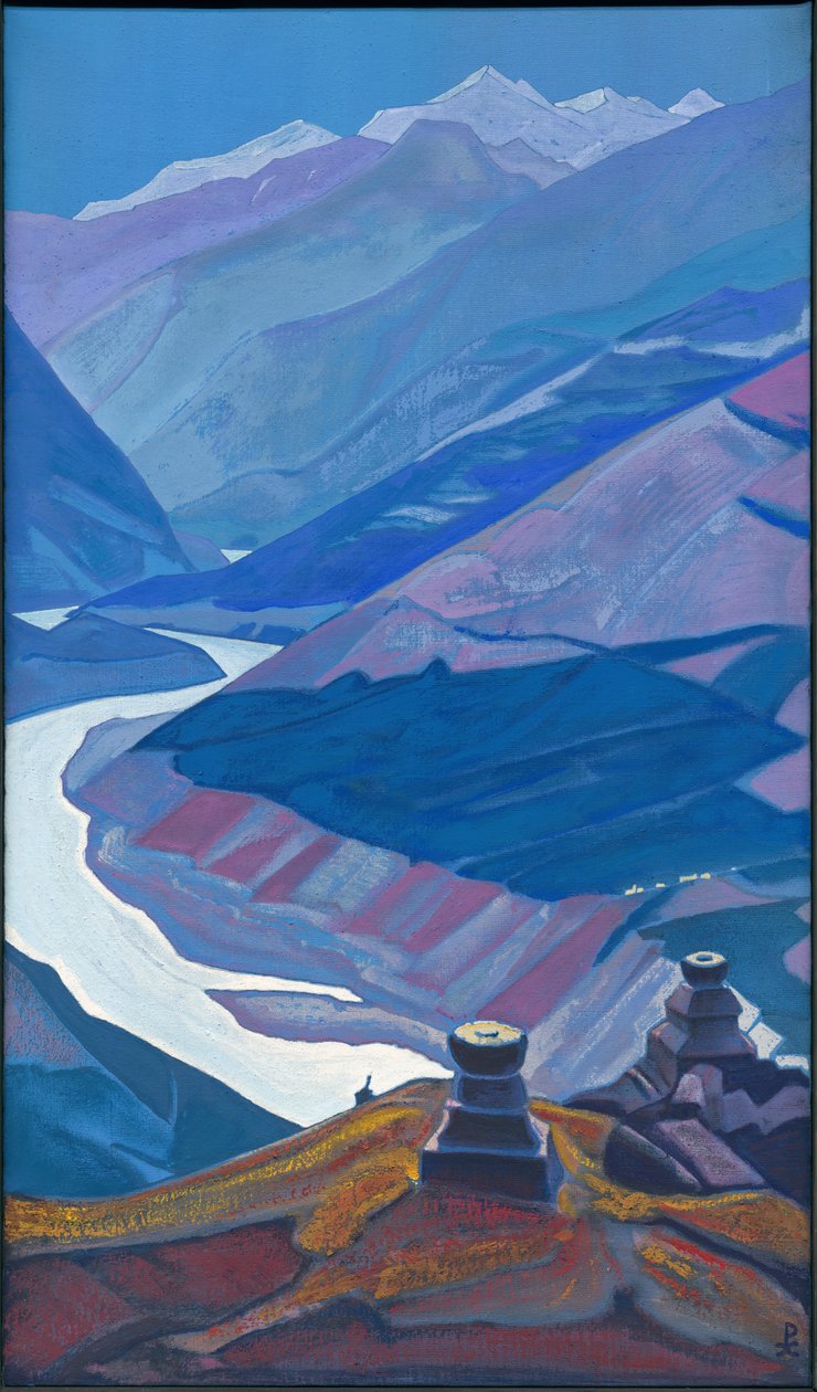 Chandra-Bhaga door Nicholas Roerich