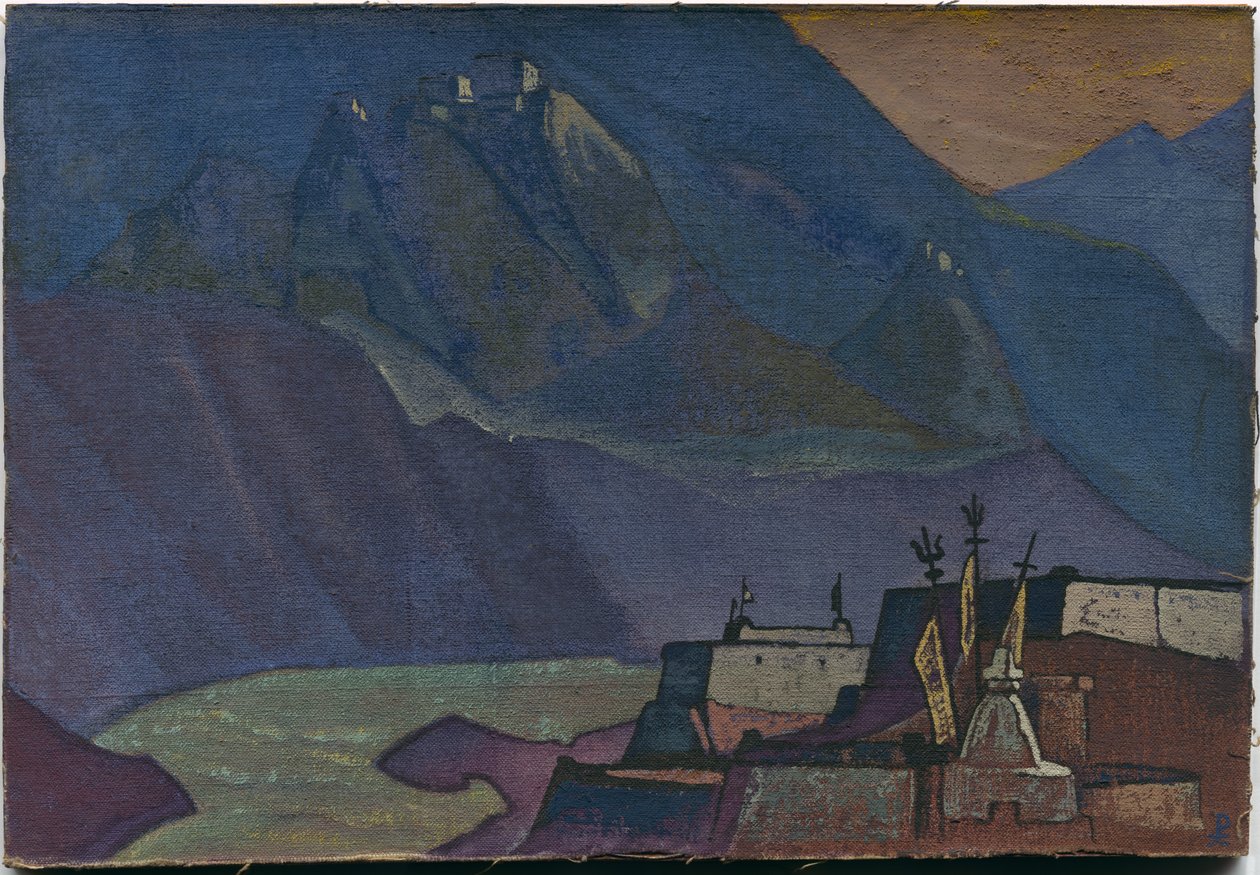 Chandra-rivier, 1932 door Nicholas Roerich