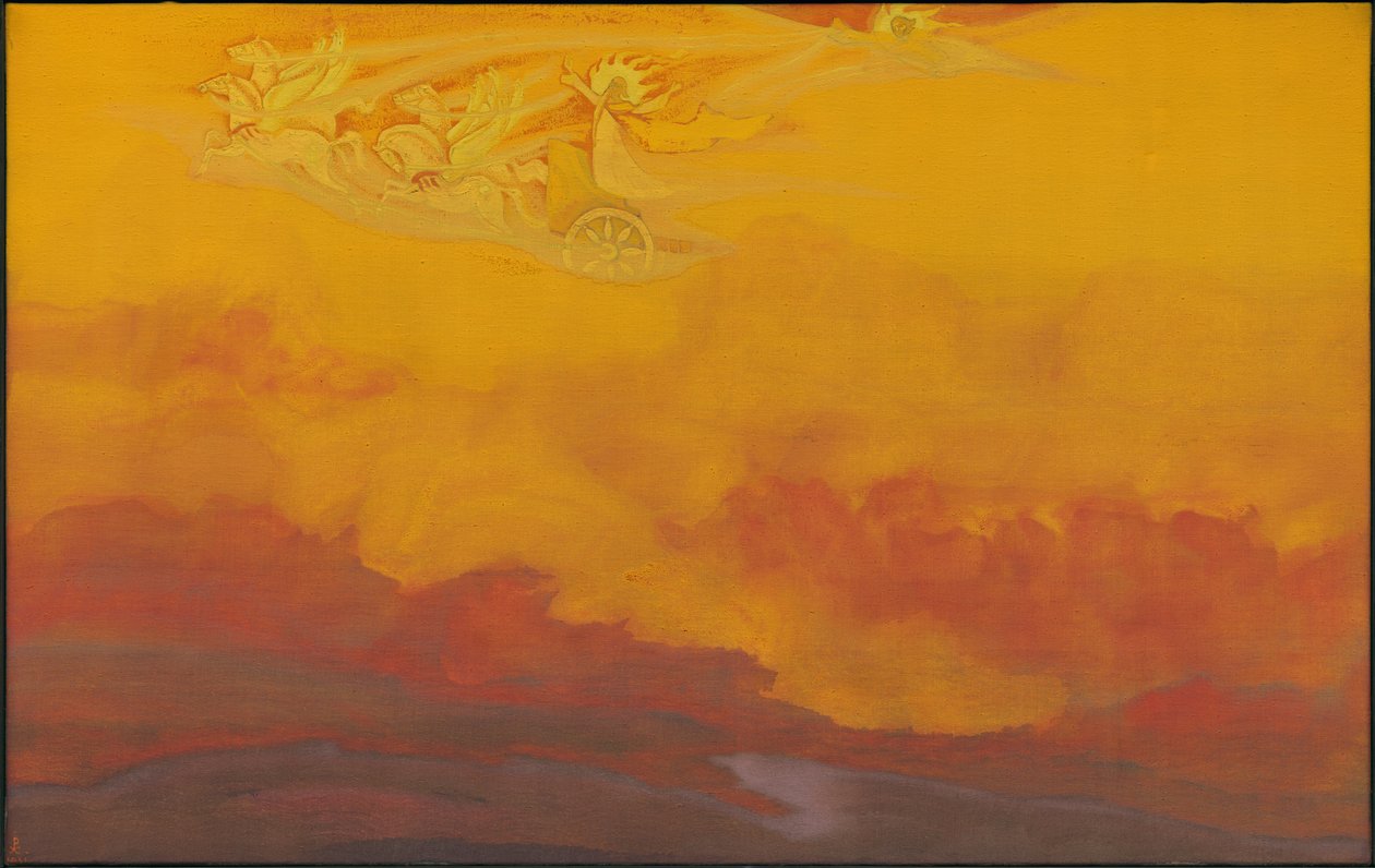Elia de profeet, 1931 door Nicholas Roerich