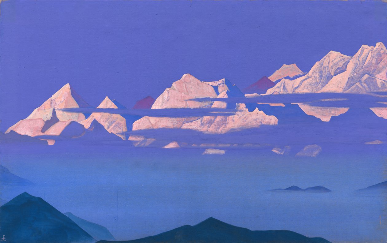 Himalaya door Nicholas Roerich