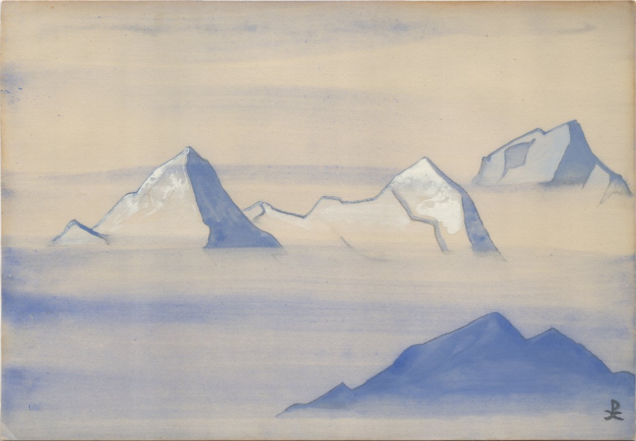 Himalaya door Nicholas Roerich