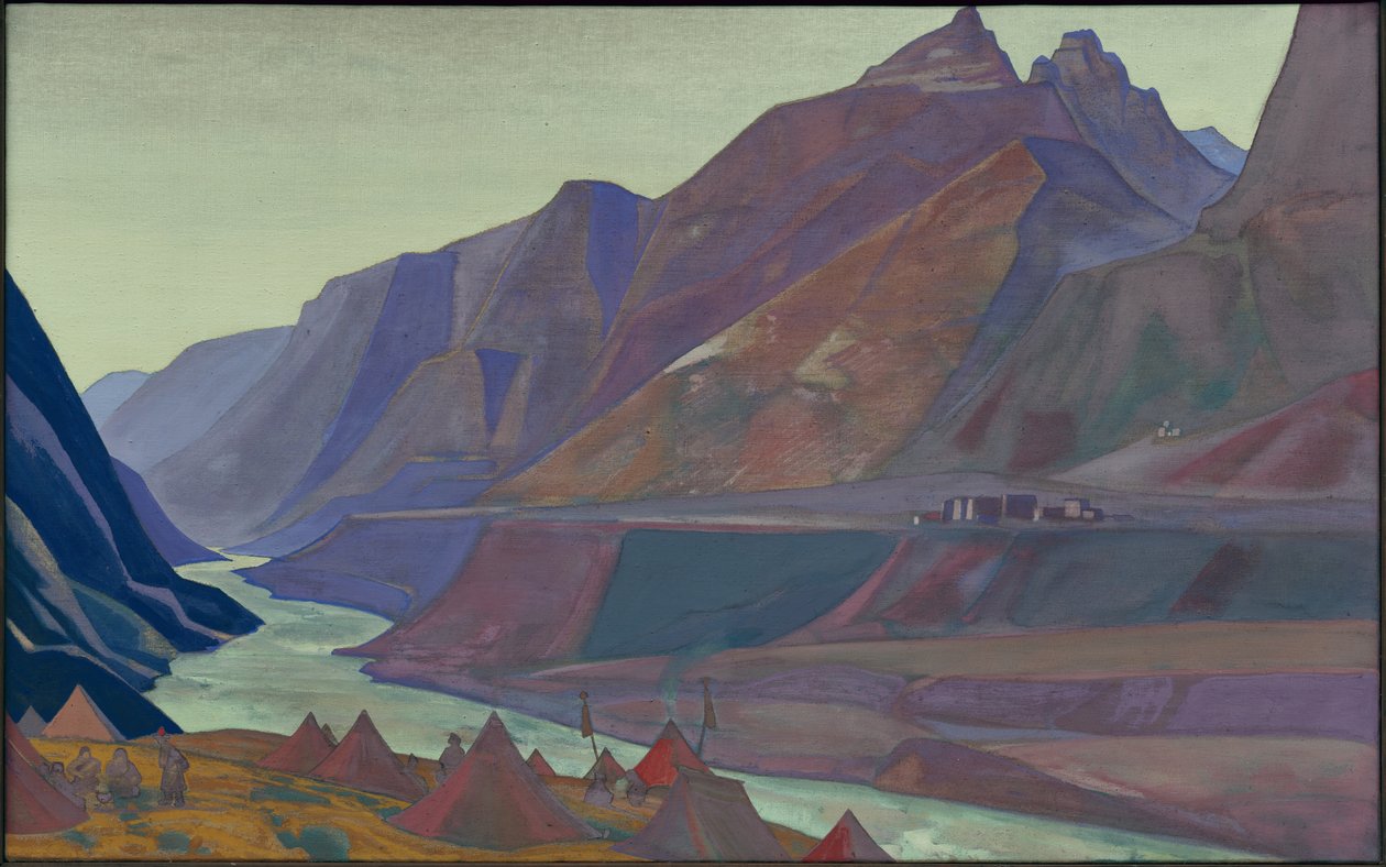 Koksar-kamp, 1932 door Nicholas Roerich