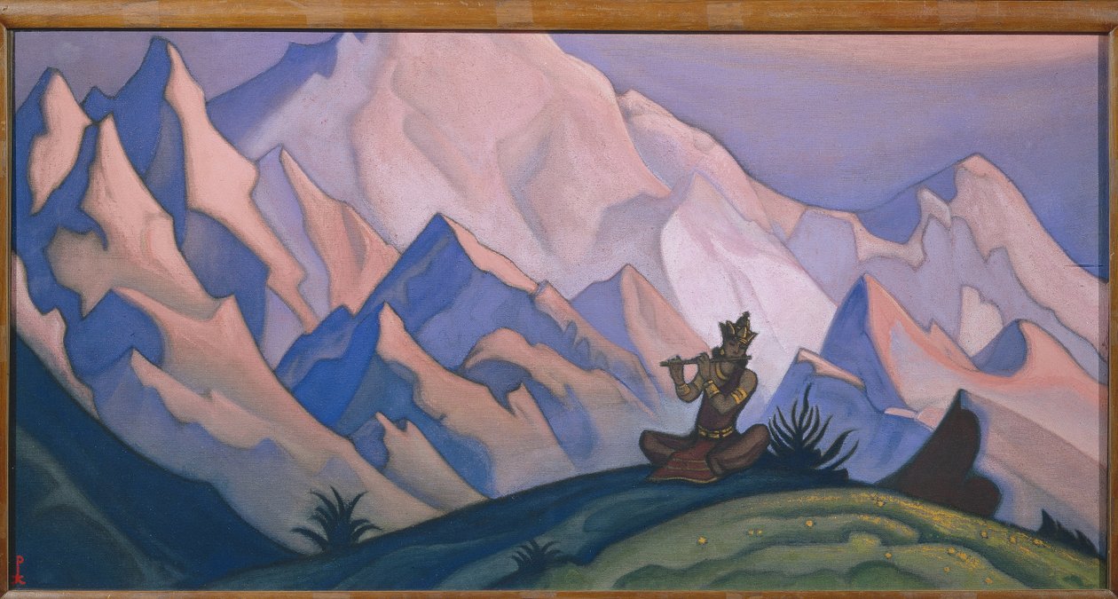 Krishna door Nicholas Roerich