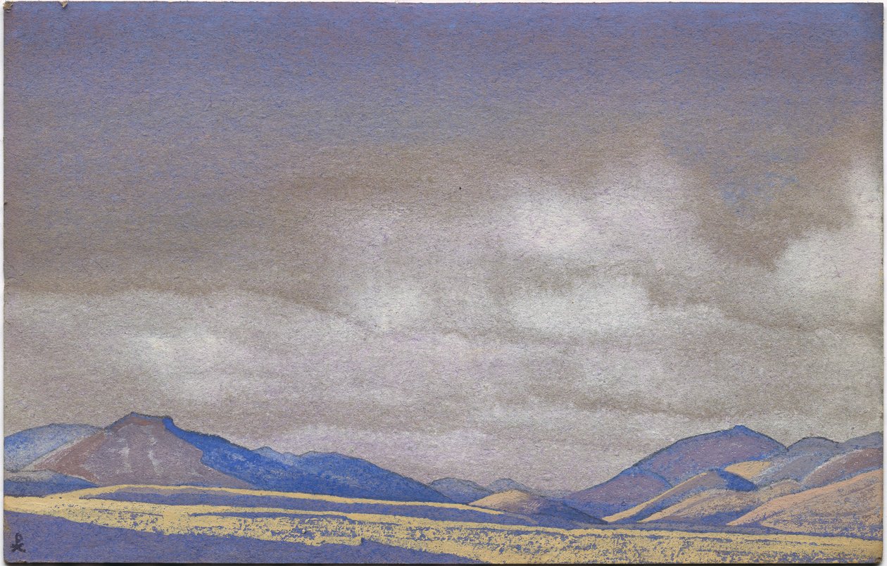 Mongolië, Heuvels van Chahar door Nicholas Roerich