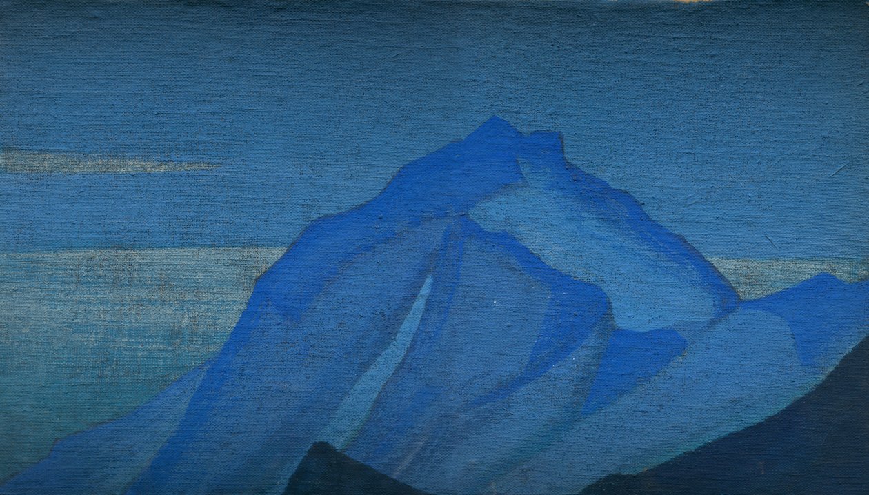 Bergstudie door Nicholas Roerich