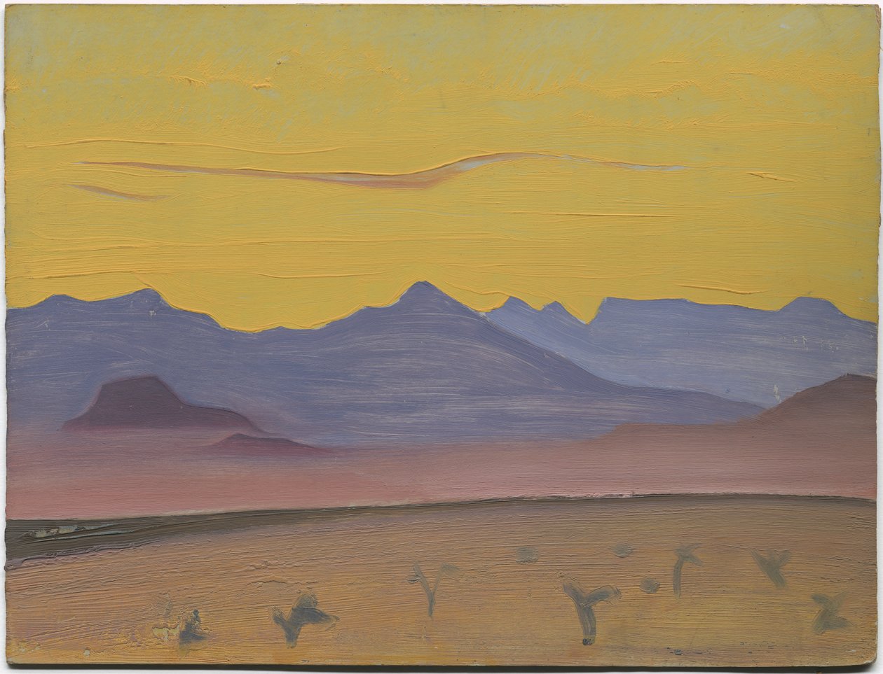 Santa Fe door Nicholas Roerich