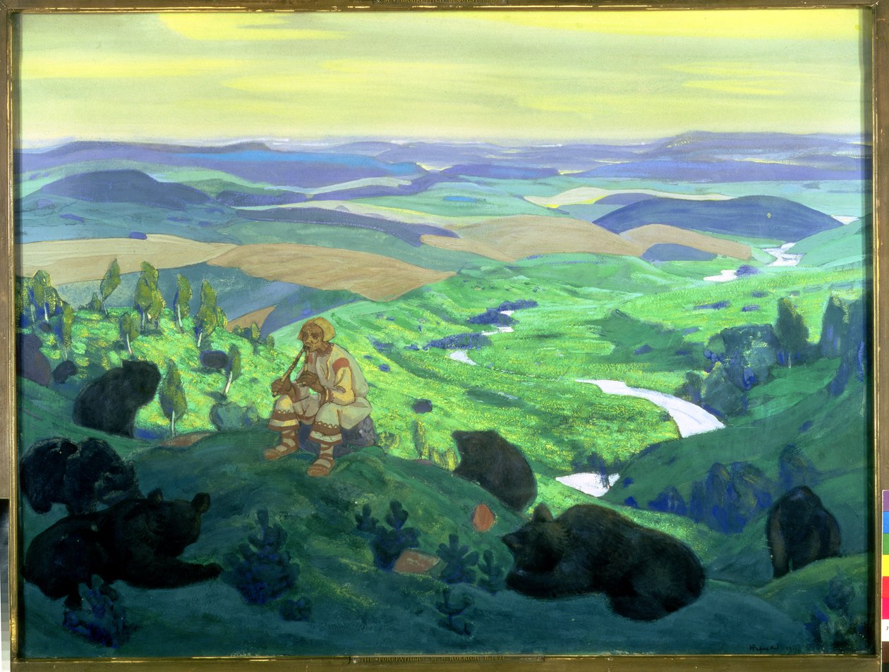 De voorvaderen, 1912 door Nicholas Roerich