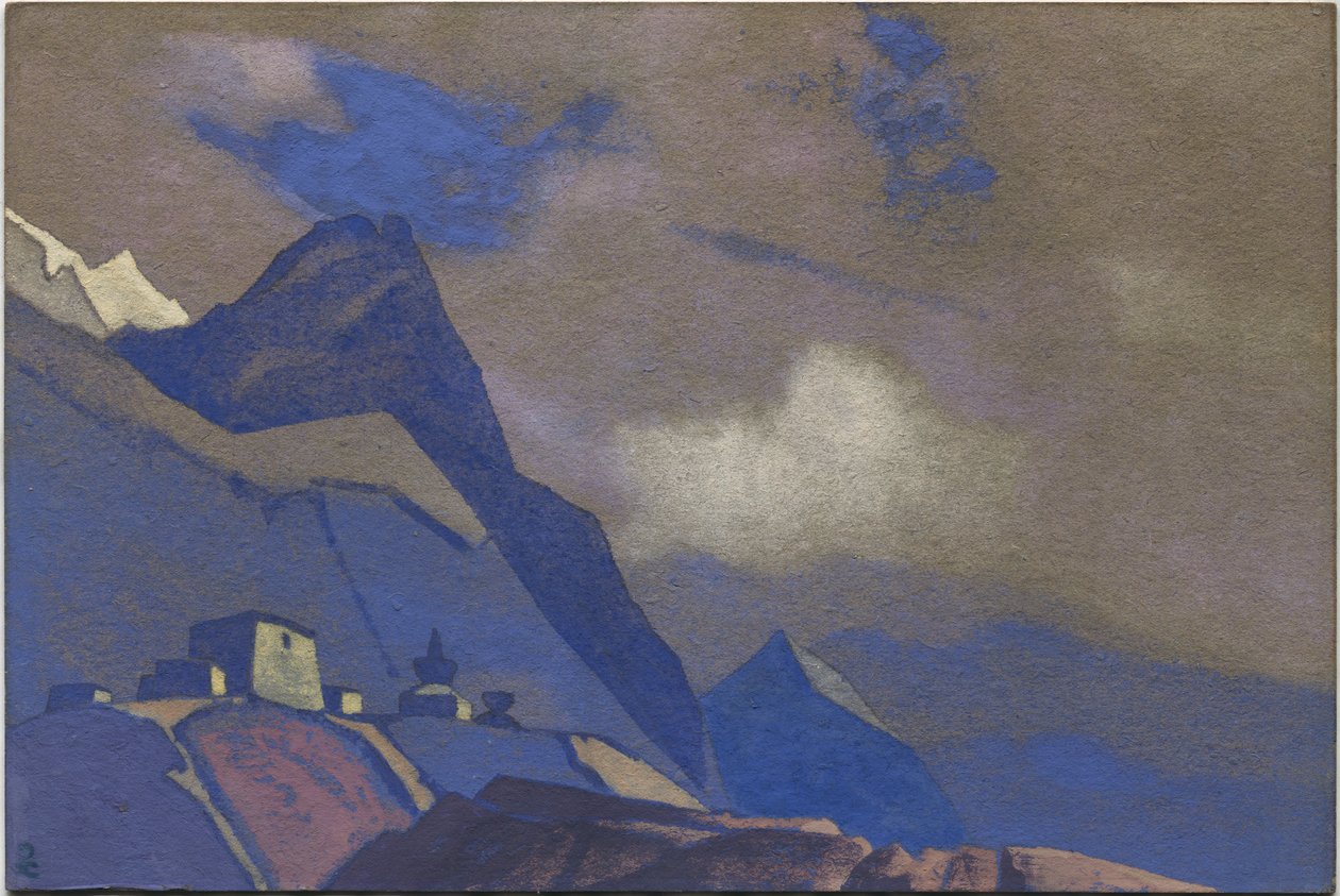 Tibet, nabij de Brahmaputra, 1936 door Nicholas Roerich