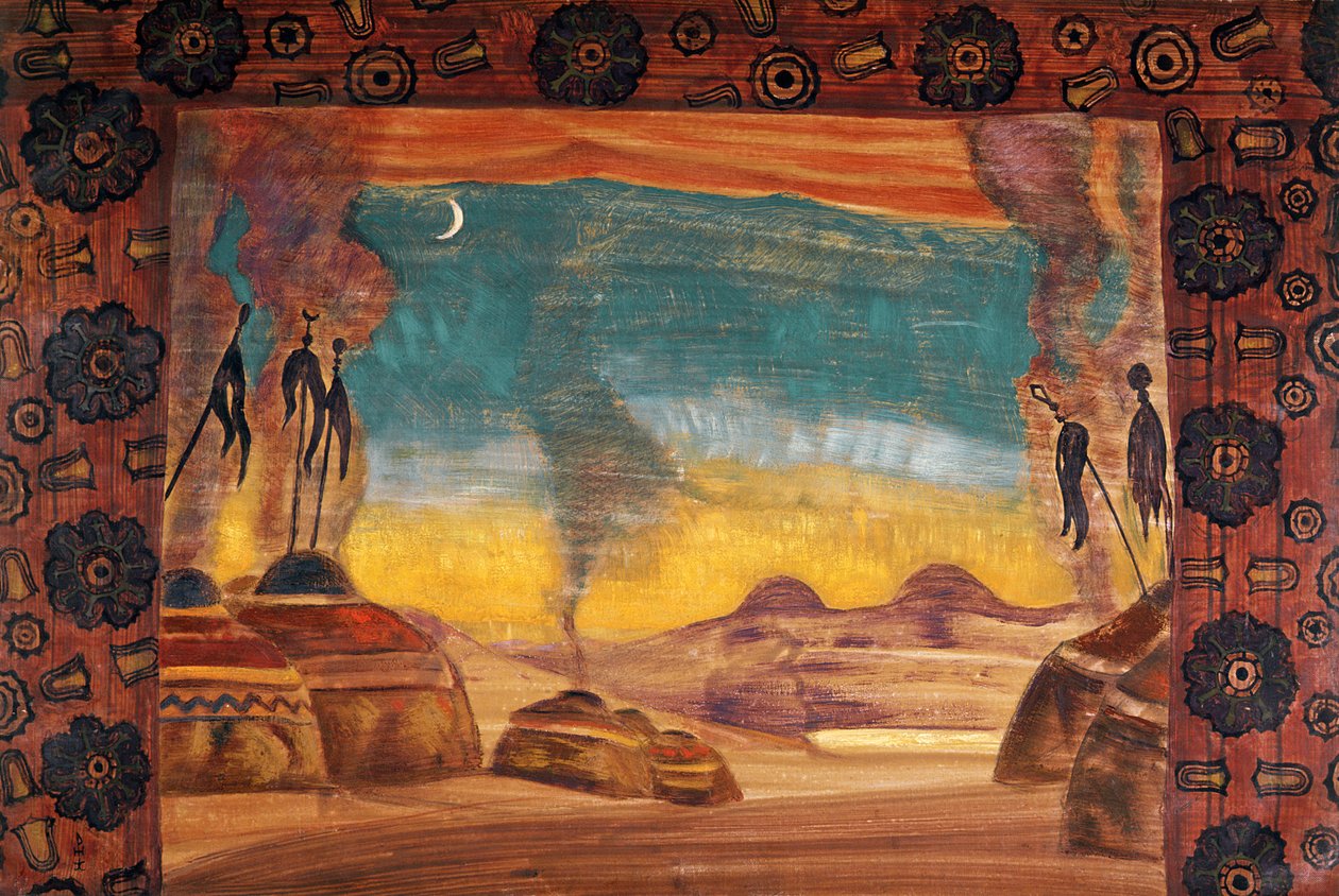 Onbekend schilderij door Nicholas Roerich