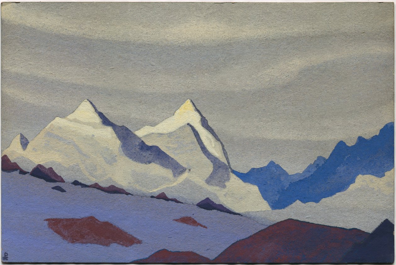 Westelijke Himalaya door Nicholas Roerich