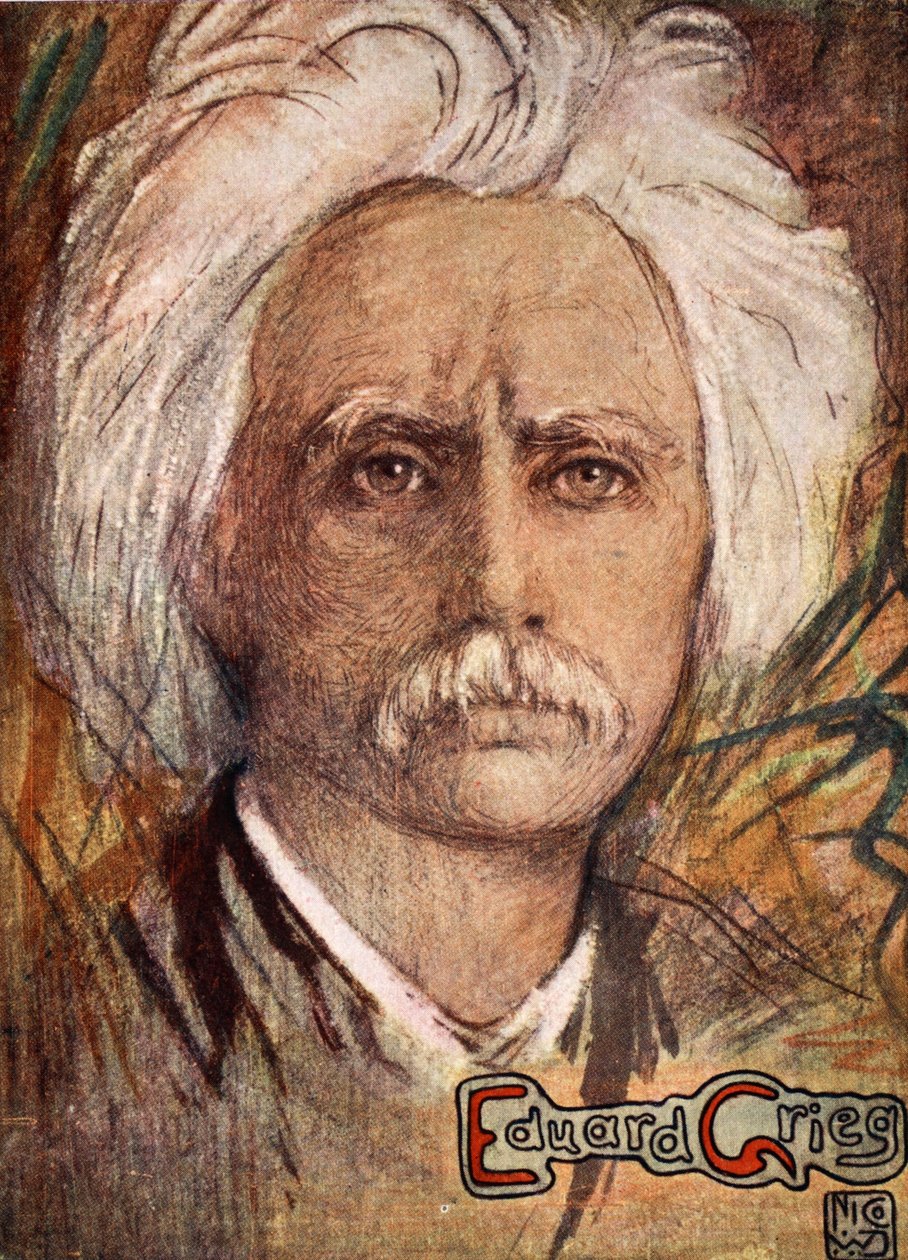 Grieg, 1905 door Nico Jungman