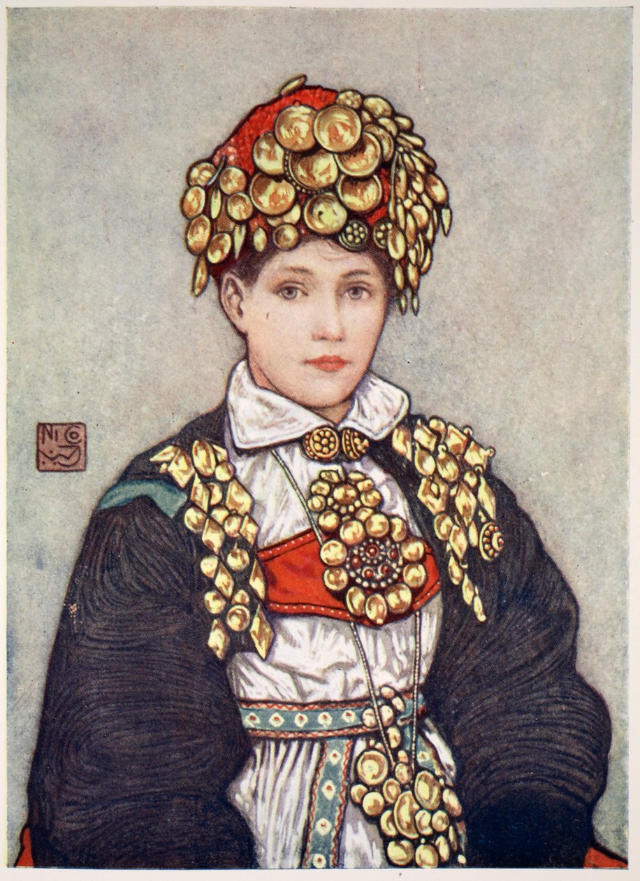 Saetersdalen Bruid, 1905 door Nico Jungman