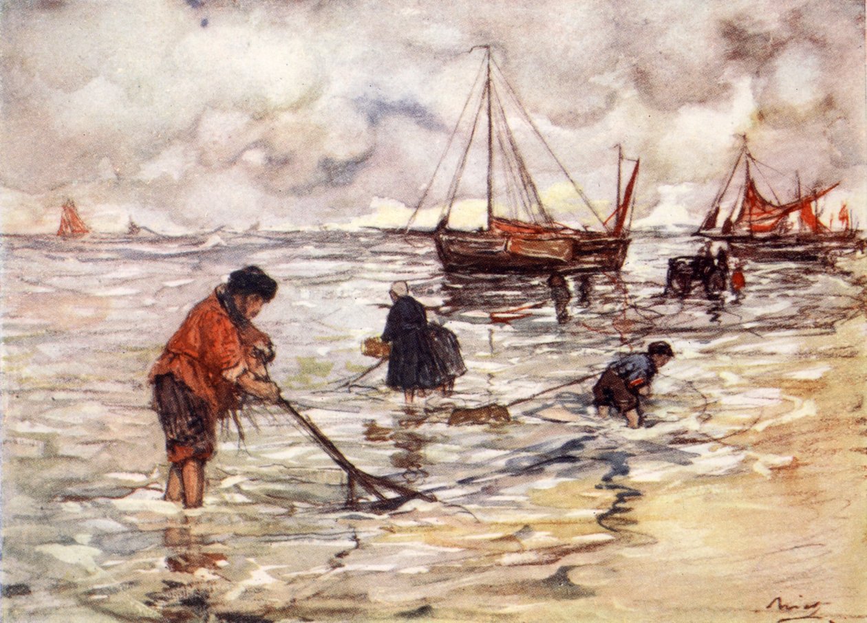 Garnalen Vissen, 1904 door Nico Jungman