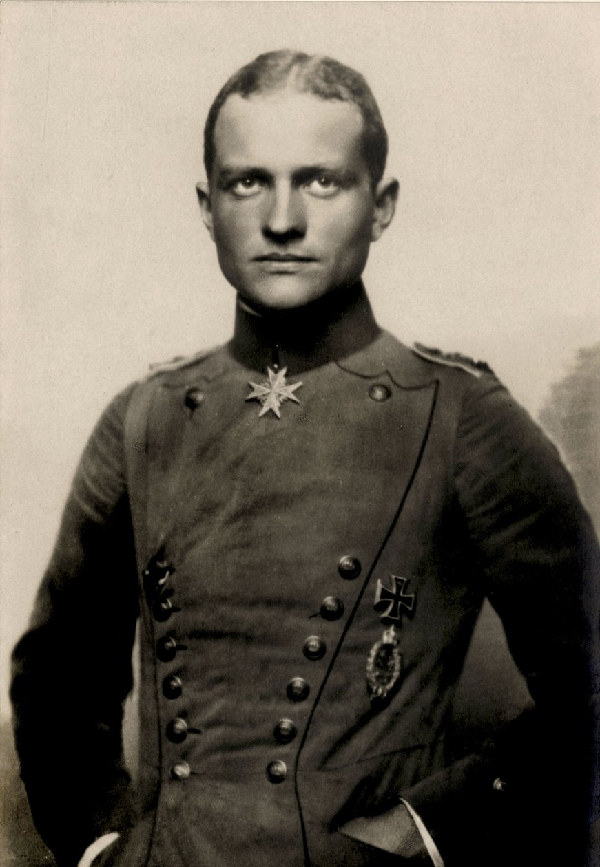 Portret van Manfred von Richthofen door Nicola Perscheid