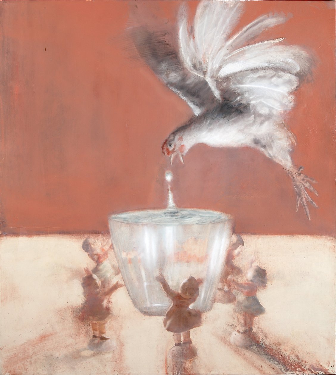 Haan met vaas, 2013 door Nicola Pucci