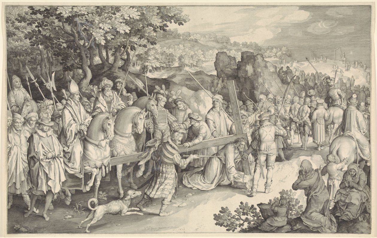 Kruisdraging door Nicolaes de Bruyn
