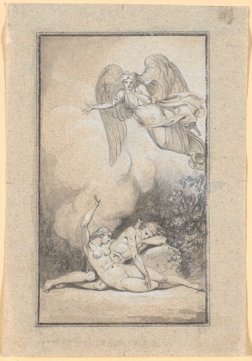 De schepping van Eva door Nicolai Abildgaard