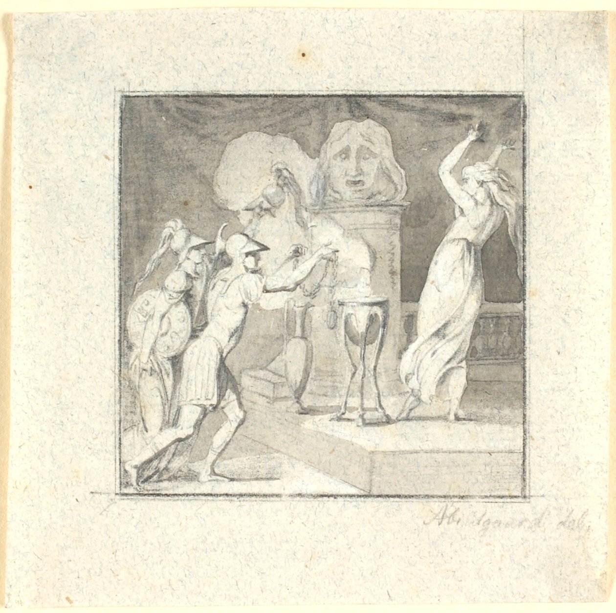 Offerscène door Nicolai Abildgaard