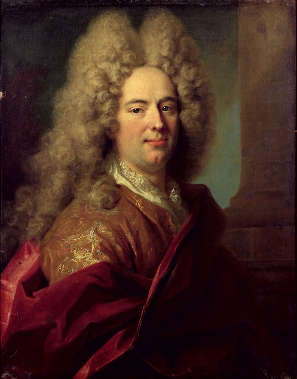 Portret van een man door Nicolas de Largillière