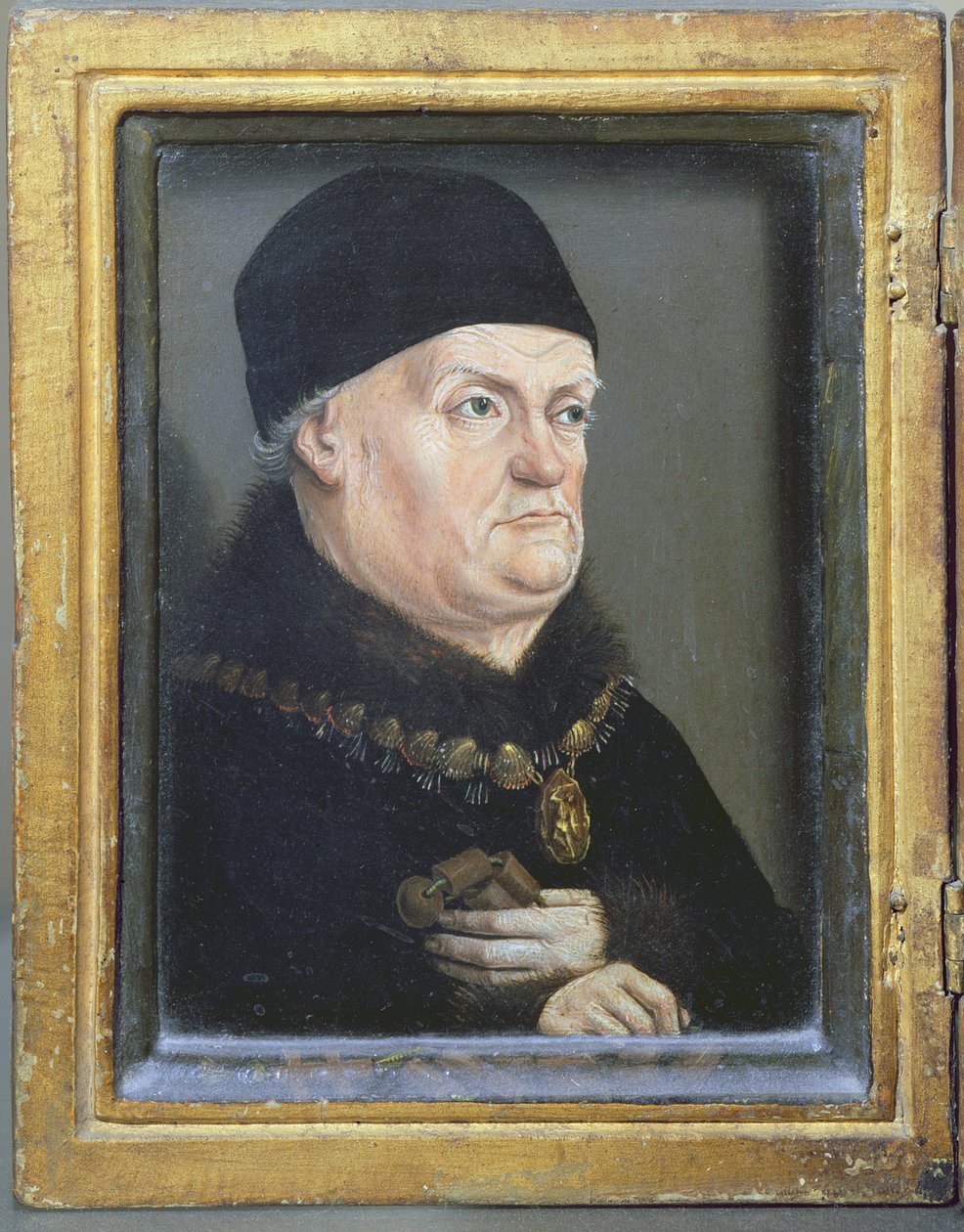 Het Matheron-diptiek: Portret van Rene I 