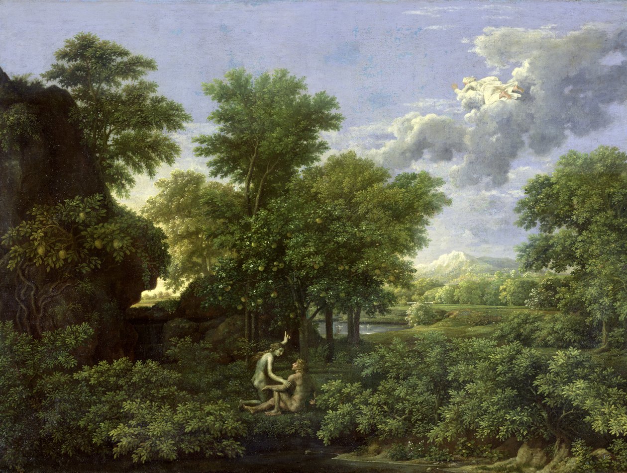 Lente, of De Tuin van Eden door Nicolas Poussin