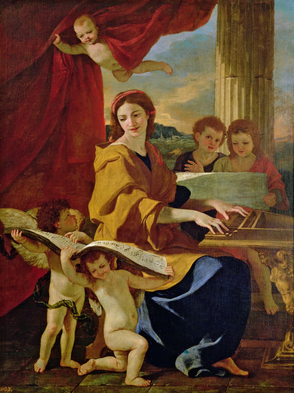 St. Cecilia door Nicolas Poussin
