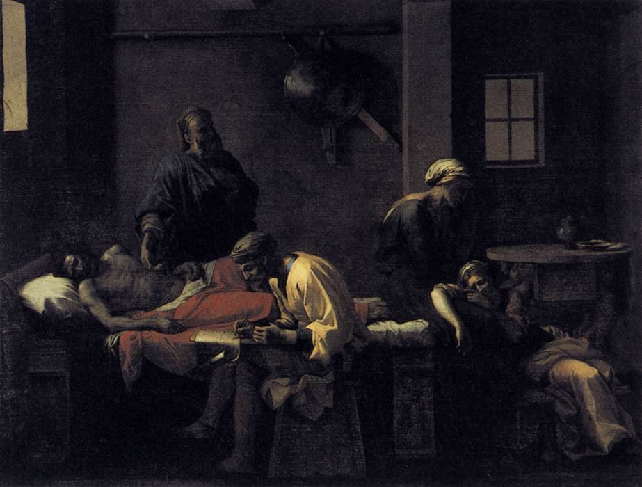 Het Testament van Eudamidas door Nicolas Poussin