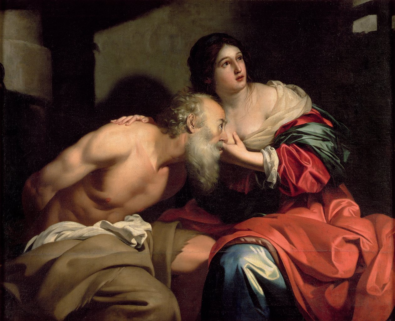 Romeinse Liefdadigheid door Nicolas Regnier