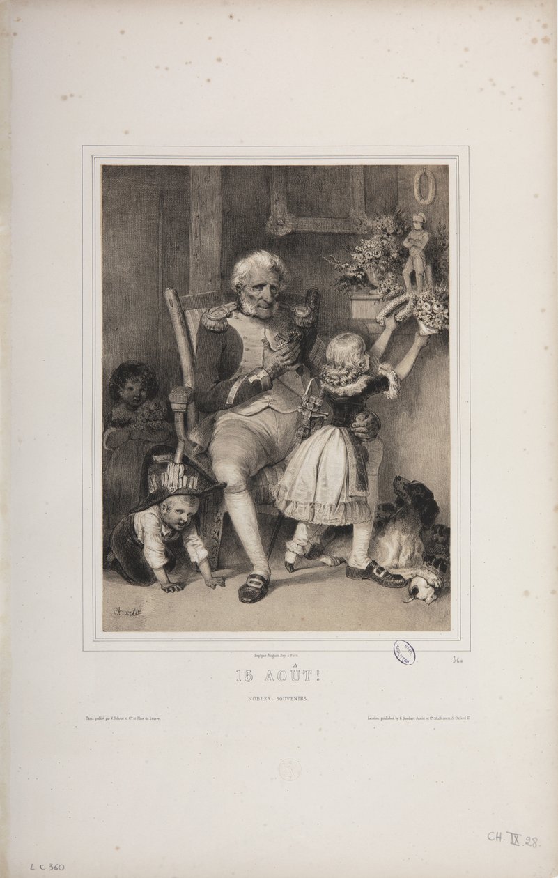 15 Augustus! Edele herinneringen door Nicolas Toussaint Charlet