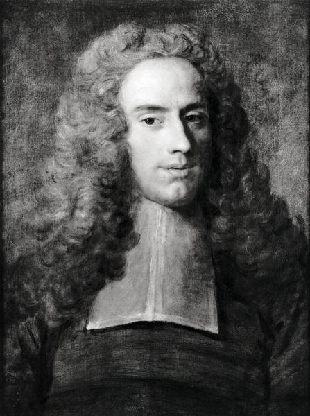 Portret van een man door Nicolas Lancret
