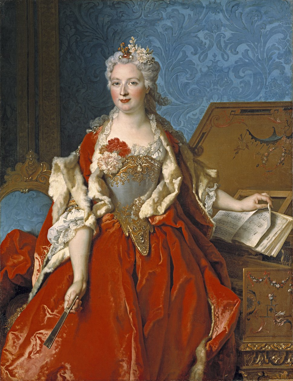 Marguerite de Seve, 1729 door Nicolas de Largillière