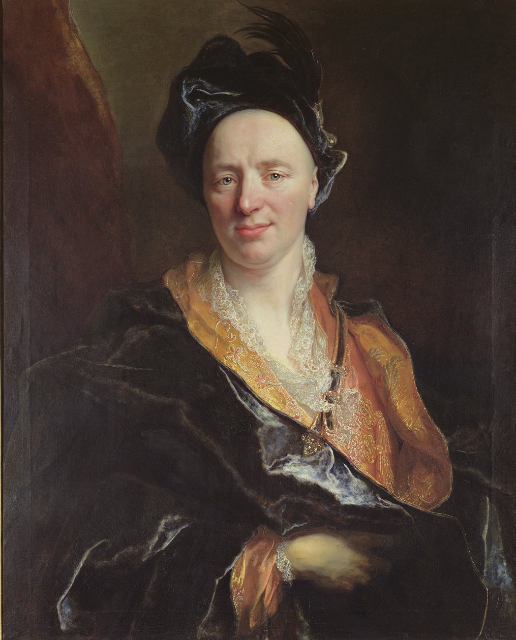 Portret van Jean Baptiste Rousseau (1671-1741) 1710 door Nicolas de Largillière