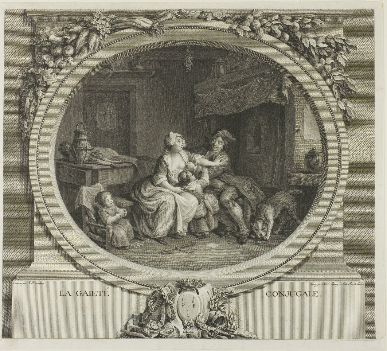 Echtelijke vrolijkheid door Nicolas Delaunay