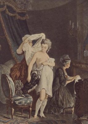 Aankleden door Nicolas Francois Regnault