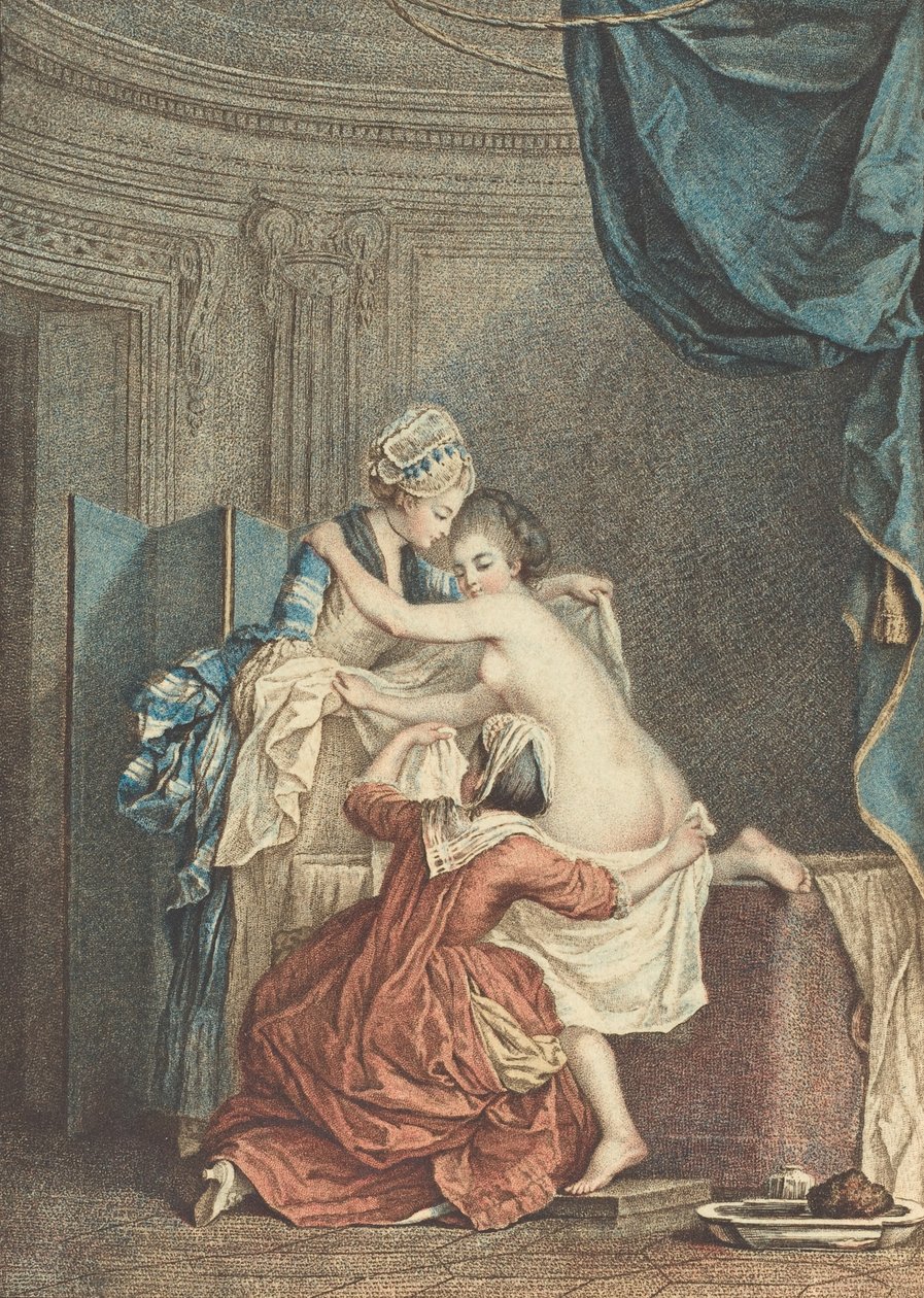 Het Bad door Nicolas Francois Regnault