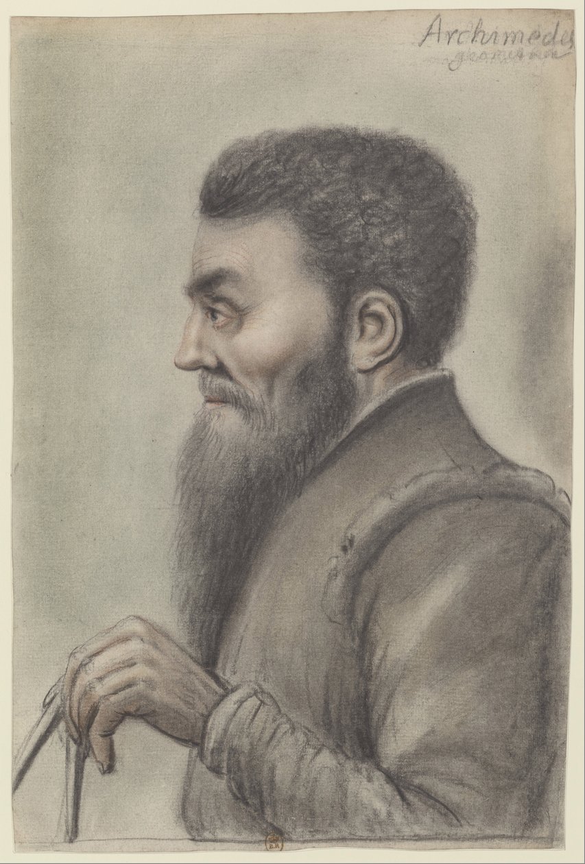 Archimedes, tussen 1601 en 1641 door Nicolas Lagneau