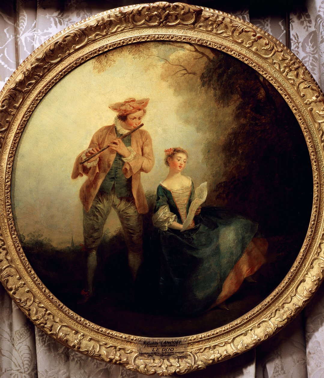 Duet door Nicolas Lancret