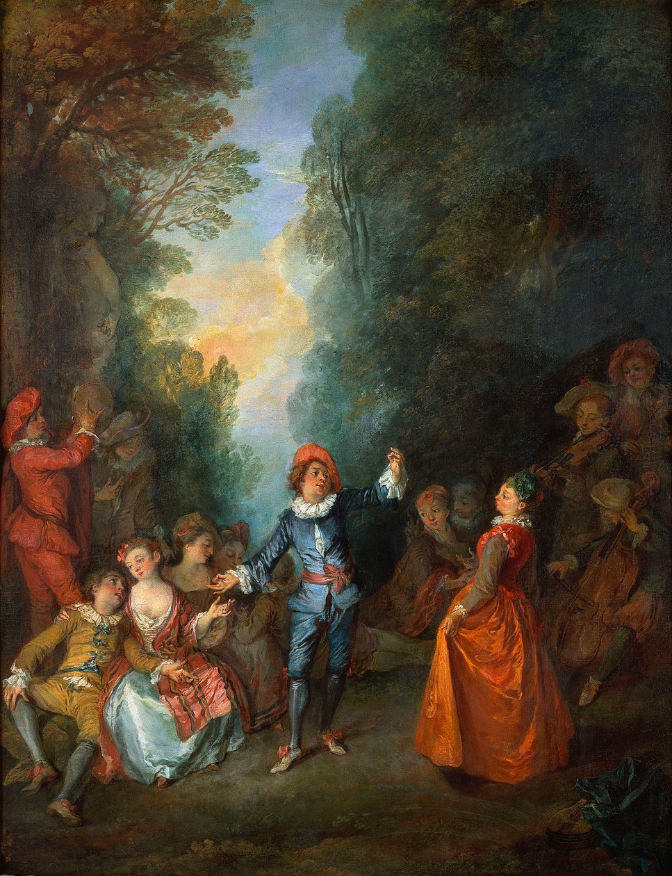 Fête Champêtre door Nicolas Lancret