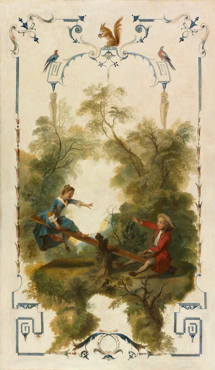 De wip, c.1723-27 door Nicolas Lancret