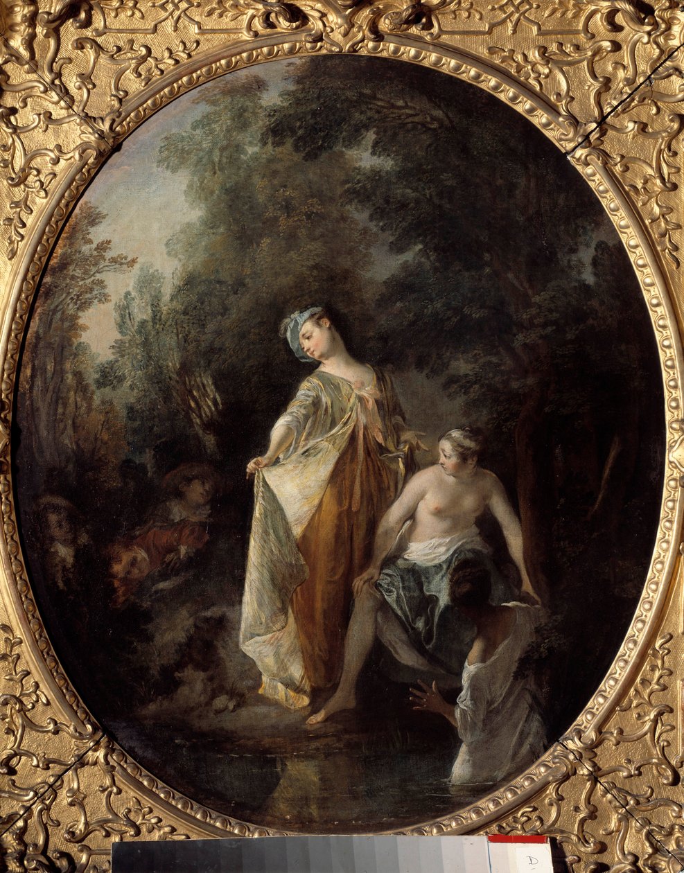 De baders. Schilderij door Nicolas Lancret door Nicolas Lancret