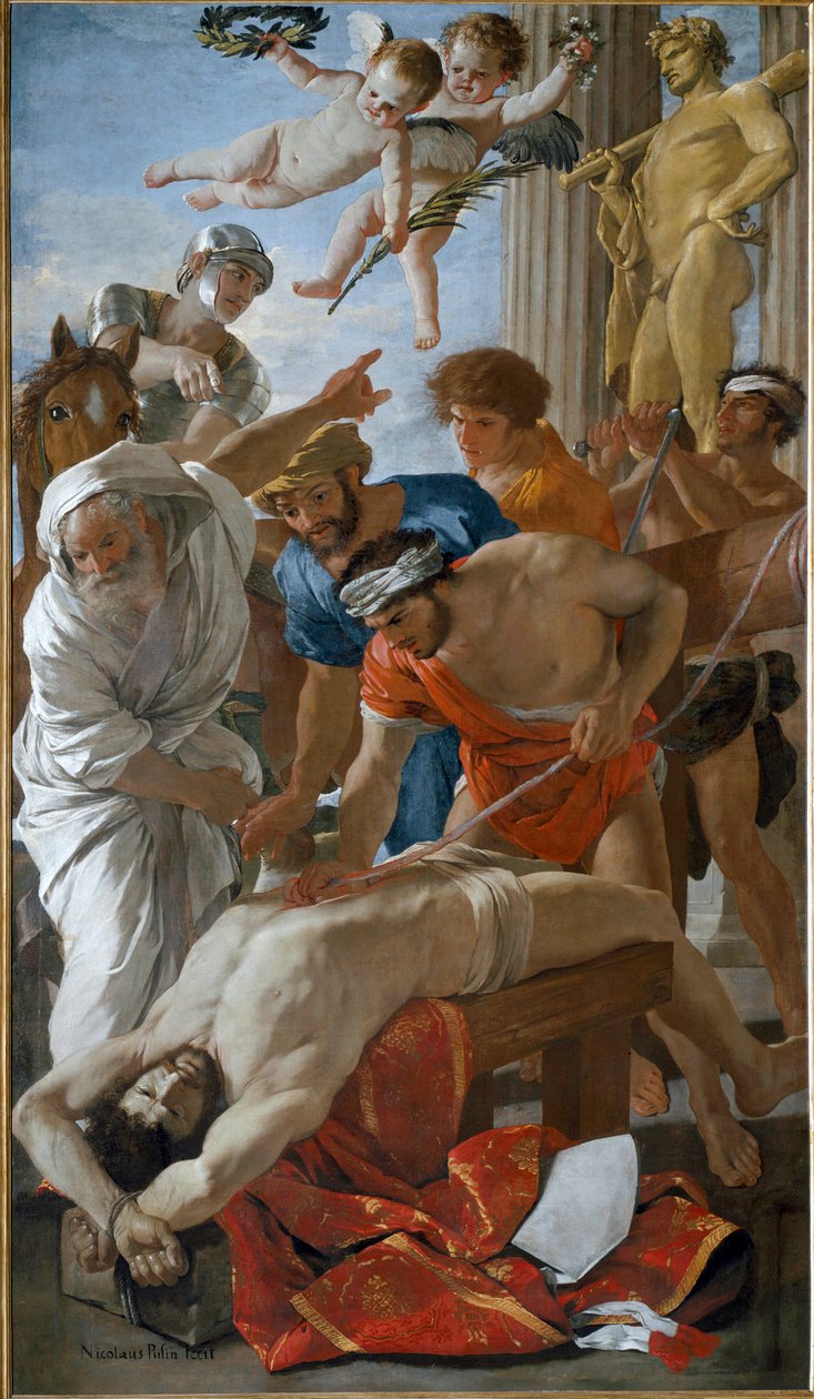 Martelaarschap van Sint Erasmus door Nicolas Poussin