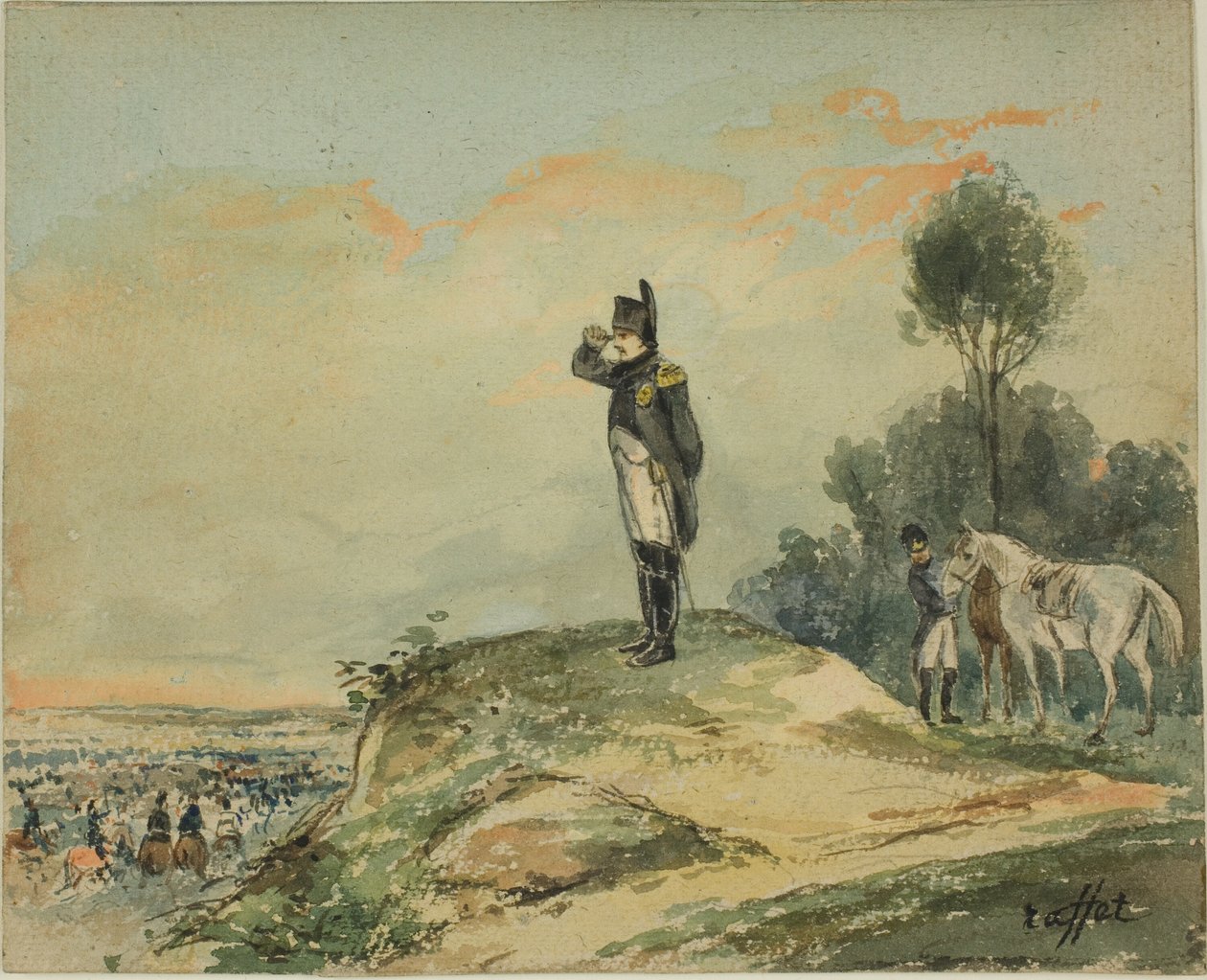 Napoleon door Nicolas Toussaint Charlet