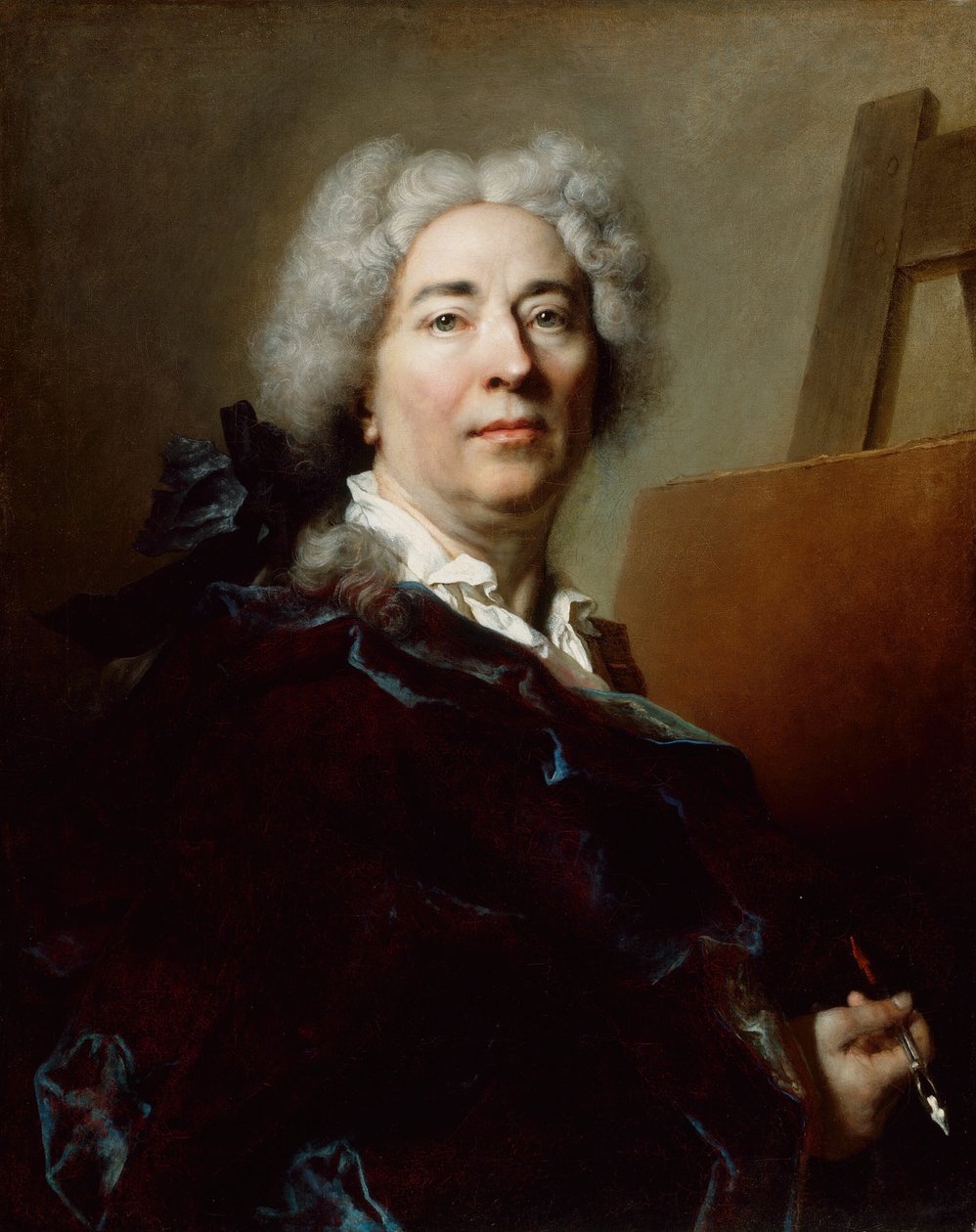 Zelfportret, ca. 1725 door Nicolas de Largillière