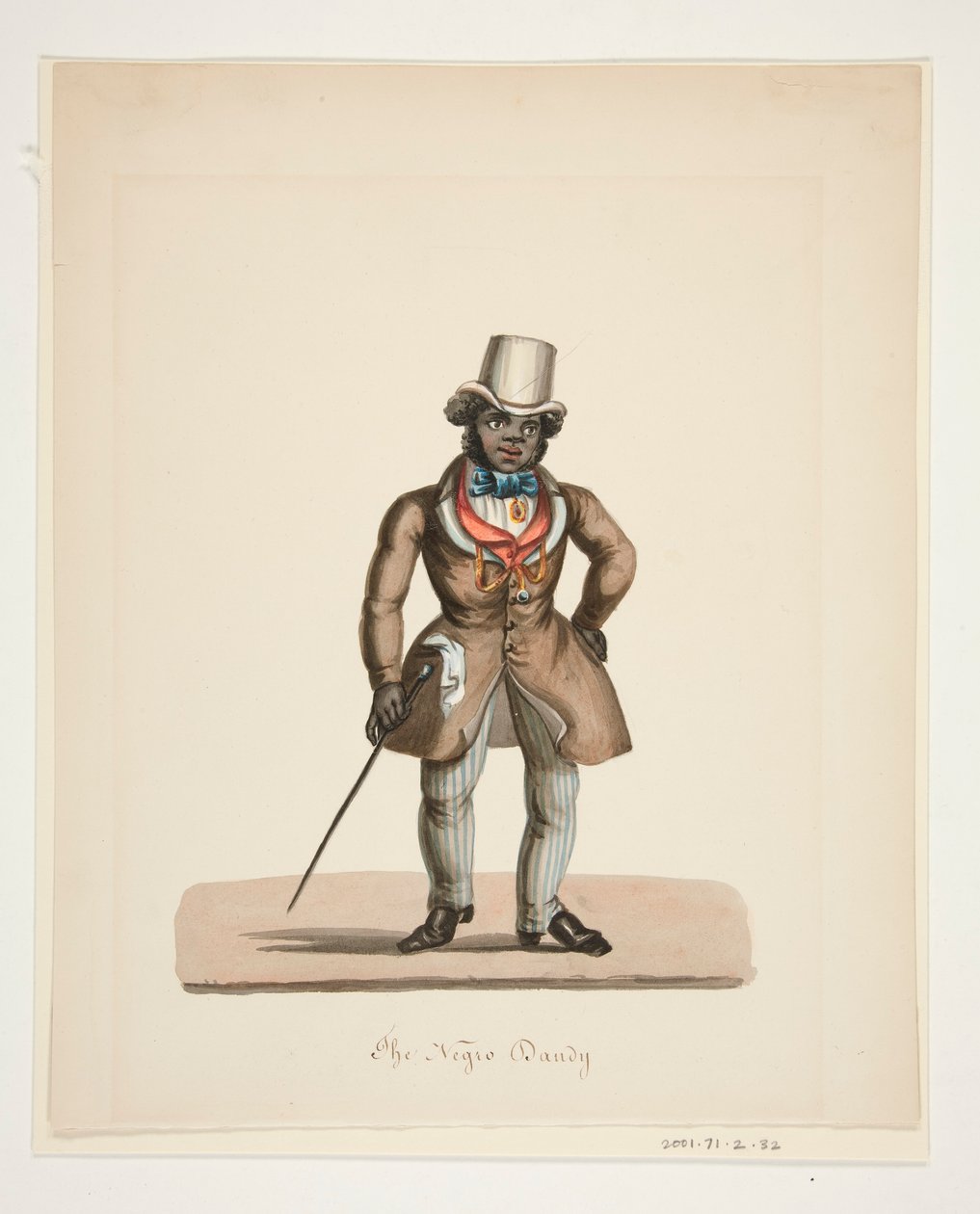 De zwarte dandy door Nicolino Calyo